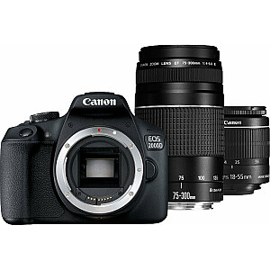 Canon EOS 2000D + объектив EF-S 18–55 мм IS II + объектив EF 75–300 мм III