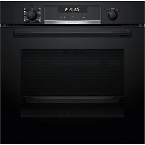 BOSCH Oven HRA578BB0S, Energy class A, Pyrolitic+Hydrolitic cleaning, Steam cooking program, Black