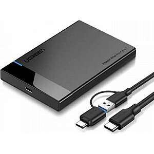 Ugreen 2,5 collu SATA HDD/SSD nodalījums — USB-C (60735)