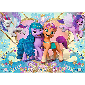 Puzle 100 gabaliņi Glitter My Little Pony Spīdīgi poniji