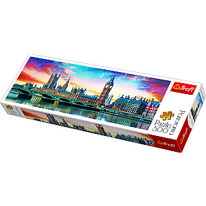 Puzzle Биг-Бен и Вестминстерский дворец, панорама 500 шт