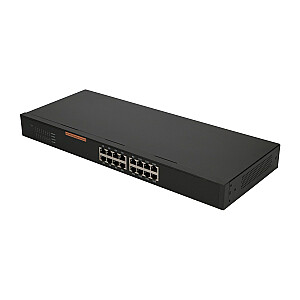 Extralink HEXON 16x 10/100/Мбит/с неуправляемый L2 Fast Ethernet (10/100) черный