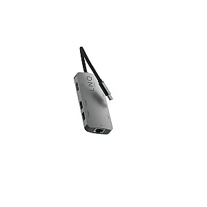 LINQ byELEMENTS LQ48022 — многопортовый концентратор 8in1 Pro Studio USB-C, 10 Гбит/с, PD, 8K HDMI и 2,5Gbe Ethernet