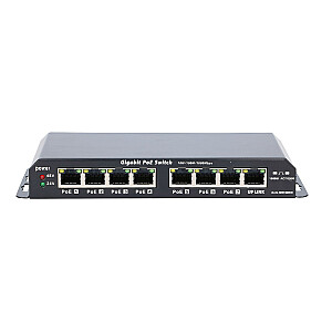 Tīkla slēdzis Extralink EX.1025 Unmanaged L2 Gigabit Ethernet (10/100/1000) Power over Ethernet (PoE) 1U melns