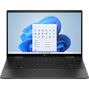 HP ENVY x360 15-fh0004ny — Ryzen 5-7530U, 15,6-дюймовый OLED-дисплей FHD, 400 нит, сенсорный, 16 ГБ, твердотельный накопитель емкостью 1 ТБ, клавиатура с подсветкой (США), Nightfall Black, Win 11 Home, 1 год