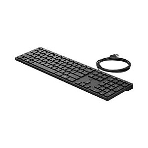 Проводная USB-клавиатура HP 320K — черный — EST (1 шт.)