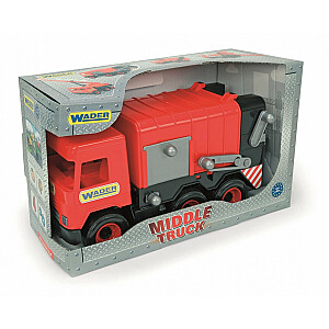 Мусоровоз Red Middle Truck в коробке