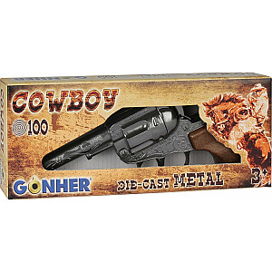 Metāla kovboju revolveris Gonher