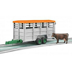 2 asu piekabe govju pārvadāšanai ar govs figūriņu.