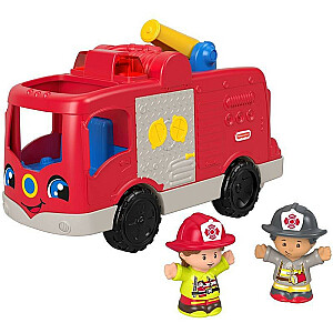 Маленькая пожарная машина-исследователь маленьких людей