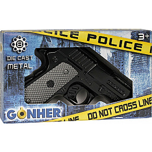 Metāla policijas pistole ar 8 patronām Gonher