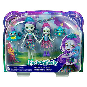 Куклы Enchantimals Patter и Piera Peacock Sister