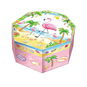 Pecoware astoņstūra mūzikas kaste - Flamingo