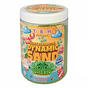 Dinamiskās smiltis 1kg zaļas