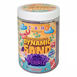Динамический песок 1кг фиолетовый