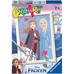 CreArt krāsojamā lapa Frozen Frozen: Sister Power
