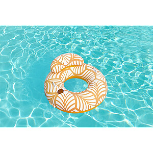 Круг для плавания со спинкой, 1,18 м, оранжевый