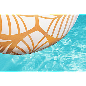 Круг для плавания со спинкой, 1,18 м, оранжевый