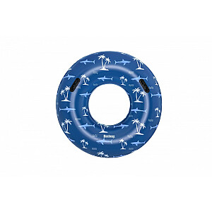 Круг для плавания с ручками, 1,19 м, синий