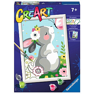 Раскраска для детей CreArt Красивый зайчик