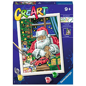 CreArt krāsojamā grāmata bērniem Ziemassvētku vecītis