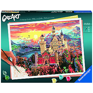 CreArt Magic Castle krāsojamā lapa