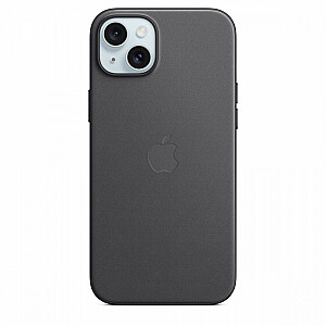 FineWoven auduma futrālis ar MagSafe tālrunim iPhone 15 Plus - melns
