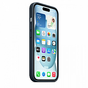 Тканевый чехол FineWoven с MagSafe для iPhone 15 — глубины океана