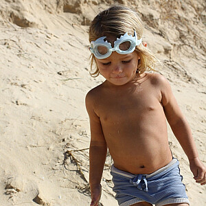 Bērnu peldēšanas brilles - Shark Tribe, Khaki