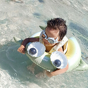Bērnu peldēšanas brilles - Shark Tribe, Khaki