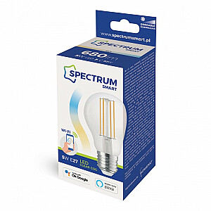 Lampa Smart Tuya WiFi GLS 5 W COG CLEAR CCT+DIM