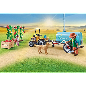 Playmobil Country 71442 Трактор с прицепом и баком для воды