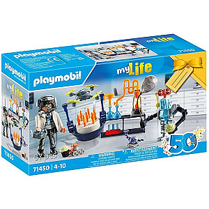 Playmobil City Life 71450 Учёный с роботами