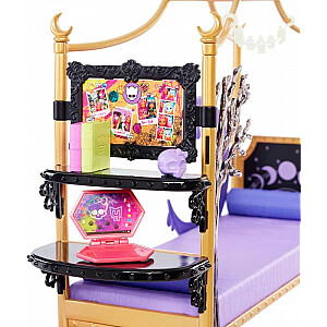 Monster High guļamistabas mēbeles Claudine Wolf + aksesuāri