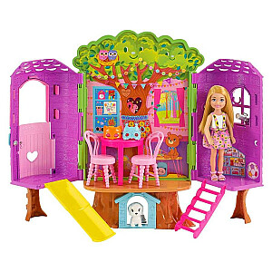 Barbie Chelsea Treehouse lelle + aksesuāri