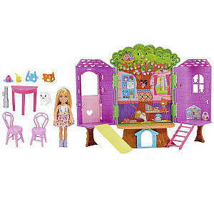 Barbie Chelsea Treehouse lelle + aksesuāri