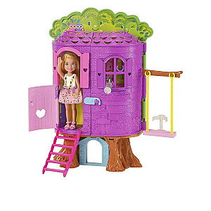 Barbie Chelsea Treehouse lelle + aksesuāri