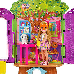 Barbie Chelsea Treehouse lelle + aksesuāri