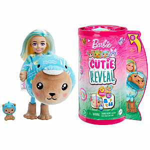 Кукла Barbie Cutie Reveal Chelsea Teddy Bear - Дельфин