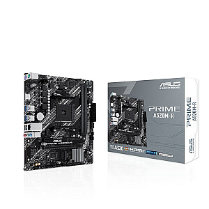 ASUS PRIME A520M-R AMD A520 AM4 mikro ATX savienotājs