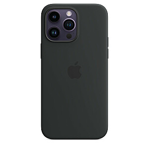 Силиконовый чехол с MagSafe для iPhone 14 Pro Max - полночь