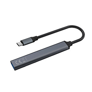 Centrmezgls, 4 portu USB-C — 3 x USB-A 2.0, 1 x USB-A 3.1 3.1 GEN 1, 5 Gbps, AK-71