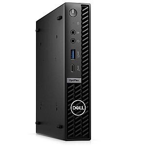 PC DELL OptiPlex Plus 7010 Business Micro CPU Core i5 i5-13500T 1600 MHz RAM 16GB DDR5 SSD 512GB Graphics card Intel UHD Graphics 770 Integrated ENG Windows 11 Pro Included Accessories Dell Optical Mouse-MS116 - Black,Dell Multimedia Keyboard-KB216 