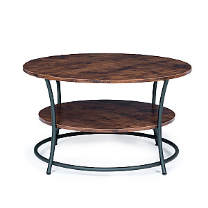 Стол, круглый журнальный столик, скамейка, две индустриальные столешницы ModernHome