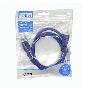 Кабель TB USB 3.0-Micro, 1 м, синий
