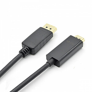 DisplayPort–HDMI kabelis 1,8 m melns