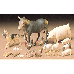 Пластиковая модель Набор сельскохозяйственных животных