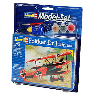 Fokker Dr modeļu komplekts. 1 trīskāršs