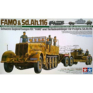 FAMO plastmasas modelis ar tvertnes transportieri