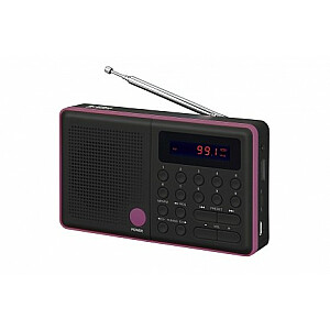 Radio Plishka USB, FM, melns